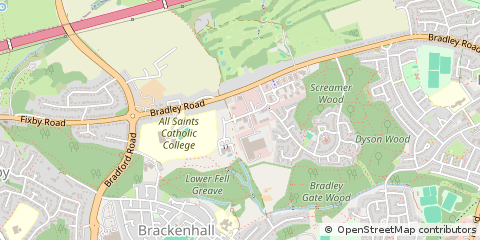 Map of Huddersfield