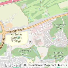 Map of Huddersfield
