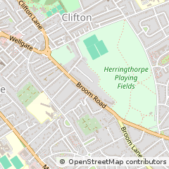 Map of Rotherham