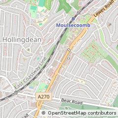 Map of Brighton, West Sussex