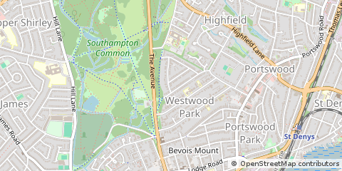 Map of Southampton