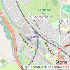 Map of Stone, Staffordshire