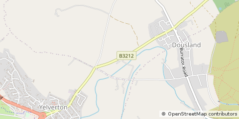 Map of Yelverton, Devon