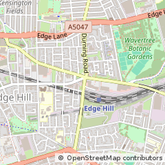 Map of Liverpool, Merseyside