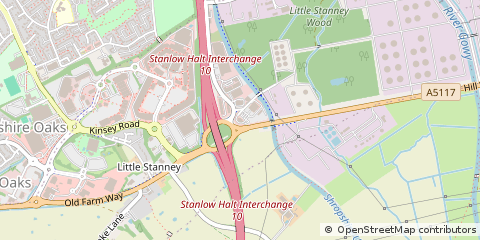 Map of Chester, Cheshire