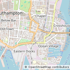 Map of Southampton, Hants
