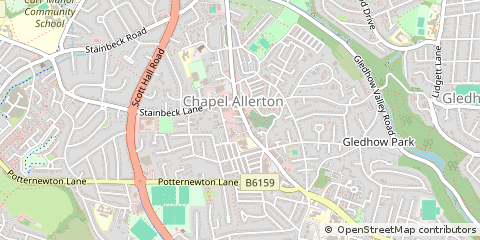 Map of Leeds