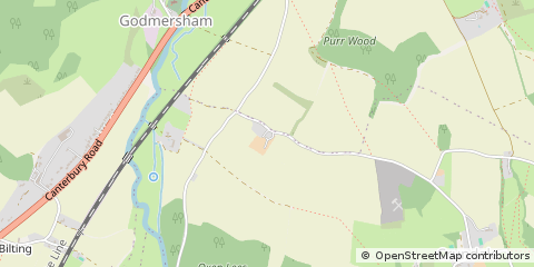 Map of Canterbury