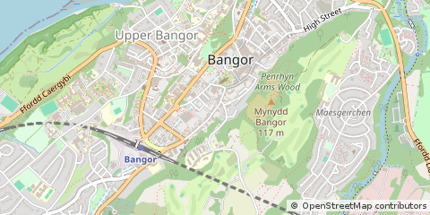 Map of Bangor