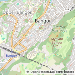 Map of Bangor