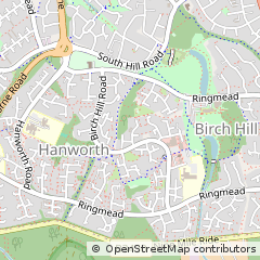 Map of Bracknell, Berkshire