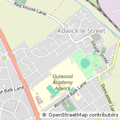 Map of Doncaster, South Yorkshire