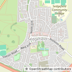 Map of Stockton-on-Tees, Cleveland
