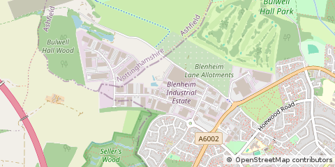 Map of Nottingham