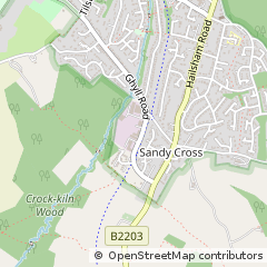 Map of Heathfield, East Sussex