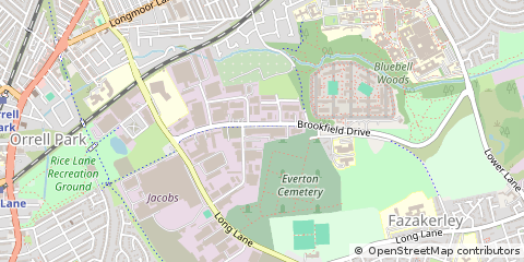 Map of Liverpool, Merseyside