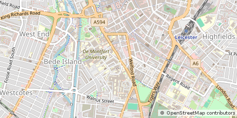 Map of Leicester