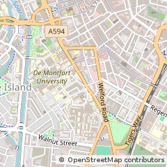 Map of Leicester
