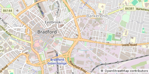 Map of Bradford