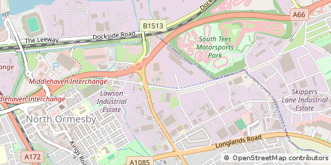 Map of Middlesbrough