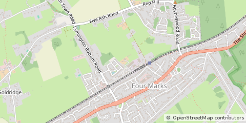 Map of Alton, Hants