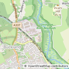 Map of Lymington, Hampshire