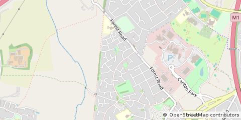 Map of Leicester, Leicestershire