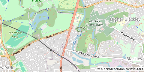 Map of Manchester