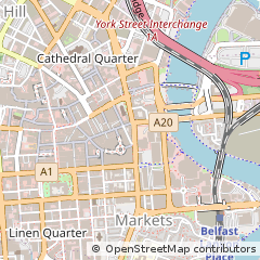 Map of Belfast