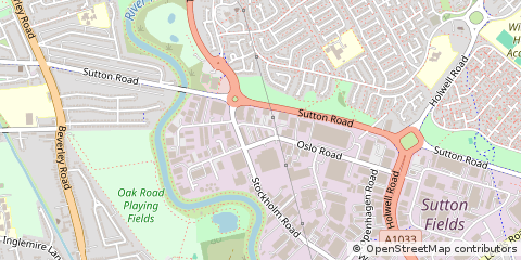 Map of Hull, East Yorkshire