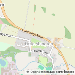 Map of Abington, Cambridge