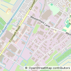 Map of Wisbech, Cambridgeshire