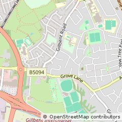 Map of Cheadle, Cheshire