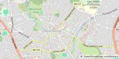 Map of West Yorkshire