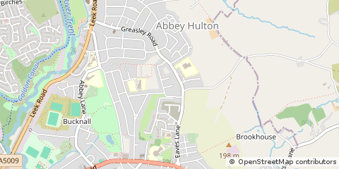 Map of Stoke-on-Trent, Staffordshire