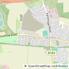Map of Bishop's Stortford, Essex
