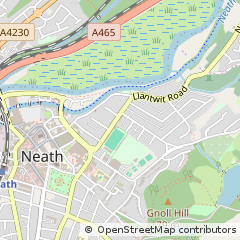 Map of Neath