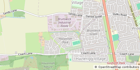 Map of Newcastle Upon Tyne