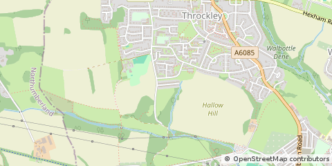 Map of Newcastle Upon Tyne, Tyne and Wear