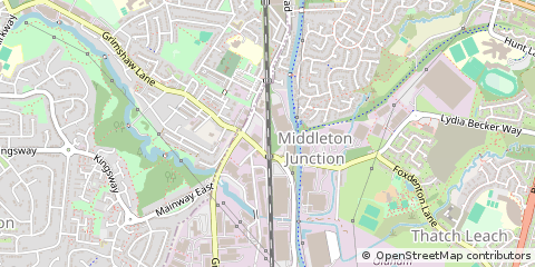Map of Manchester, Greater Manchester