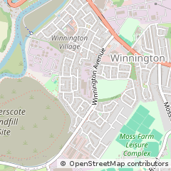 Map of Winnington, Northwich Cheshire