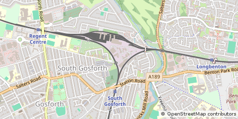 Map of Newcastle Upon Tyne