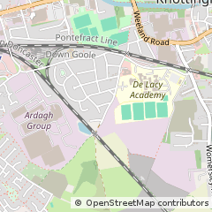Map of Knottingley, West Yorkshire