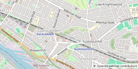 Map of Glasgow