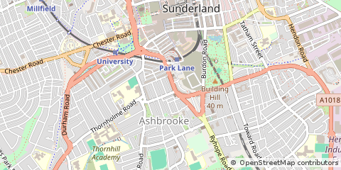 Map of Tyne and Wear