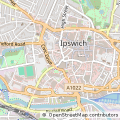 Map of Ipswich, Suffolk