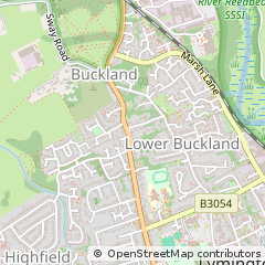 Map of Lymington, Hampshire