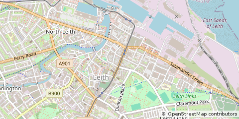 Map of Edinburgh, Midlothian