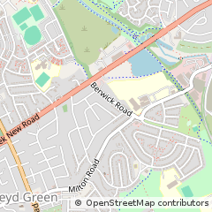 Map of Stoke-on-Trent, Staffordshire