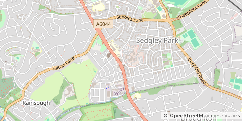 Map of Manchester, M25 0JW